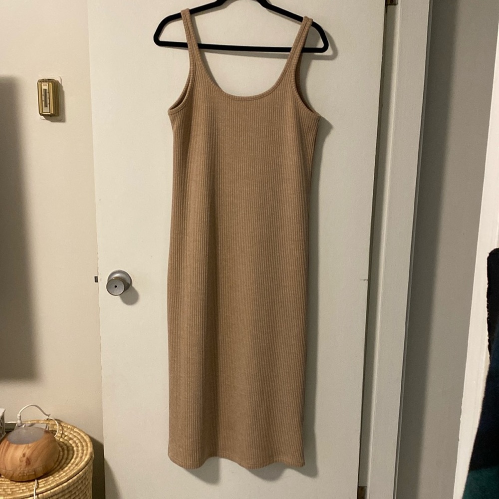 Reserved knit scoop dress size L